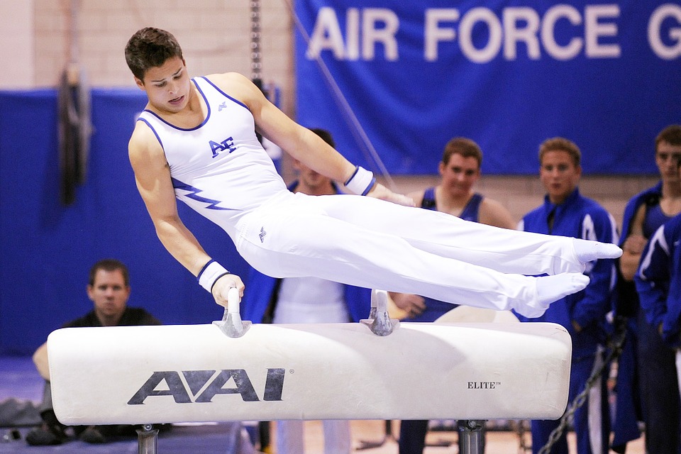 male gymnast